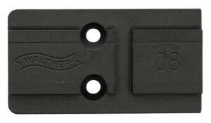 Walther Arms 5136211 Optic Plate  Black Steel Fits Walther PDP 2.0