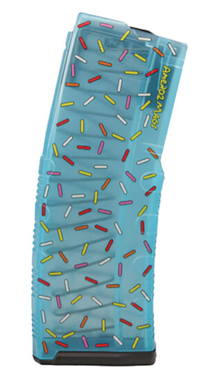 Amend2 CS5MODCTSPR30 MOD-C Sprinkle Donut 30rd 5.56 NATO Fits AR-15 Teal Sprinkles