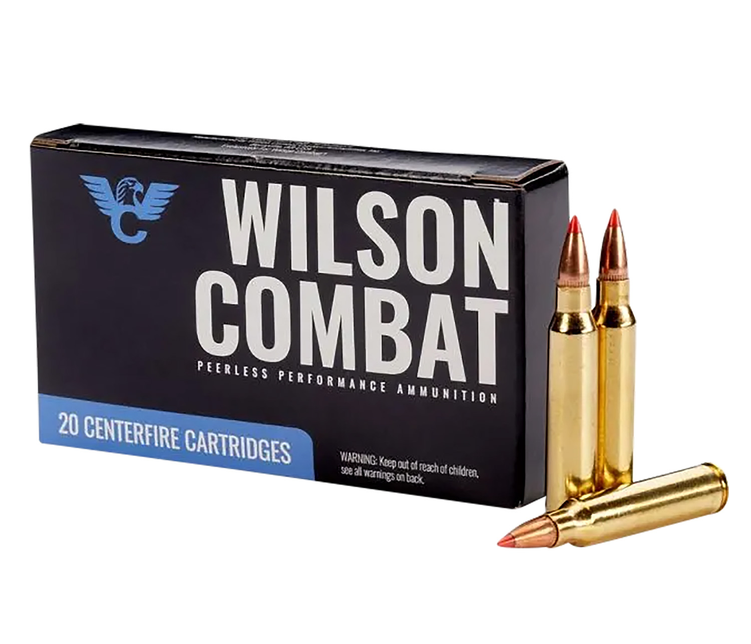 Wilson Combat A22360VMAX 223Rem 60gr Hornady V-Max 20 Per Box/10 Case