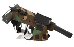 Cole-tac VWX112 Varmint Wrangler XL Pistol Holder Chest M81 Woodland Left Hand