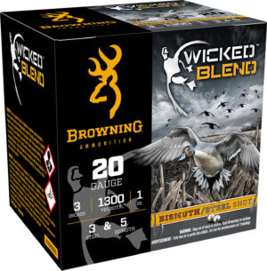 Browning Ammo B193432033 Wicked Blend  20Gauge 3" 1oz 3/5BI Shot 25 Per Box/10 Case