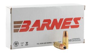 Barnes Bullets 32529   9mmLuger 124gr Semi Jacketed Hollow Point 20 Per Box/10 Case