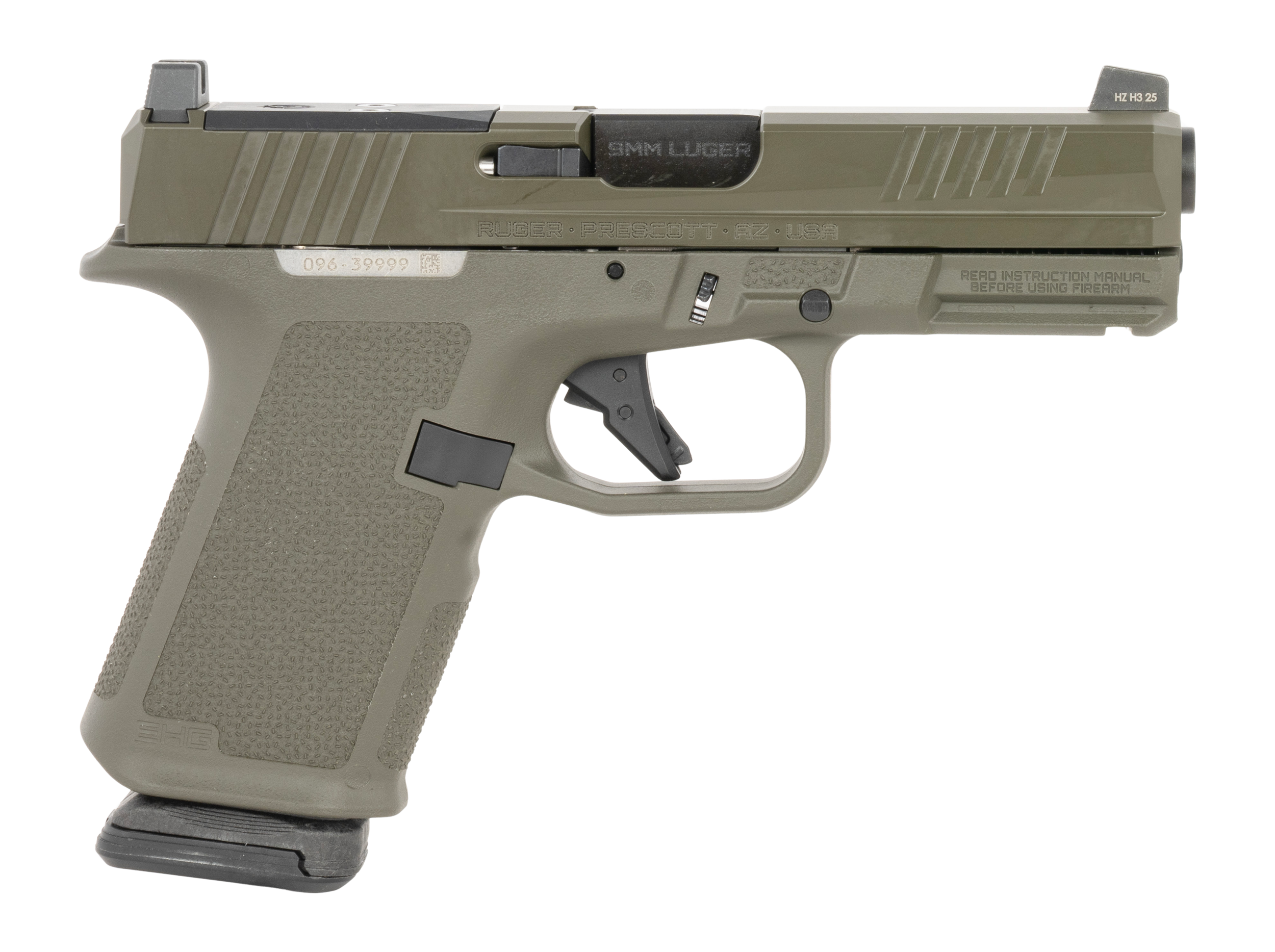 Ruger RXM Sports South Exclusive Compact Frame 9mm 4" ODG RMR/RMSc/DeltaPoint Pro 19438