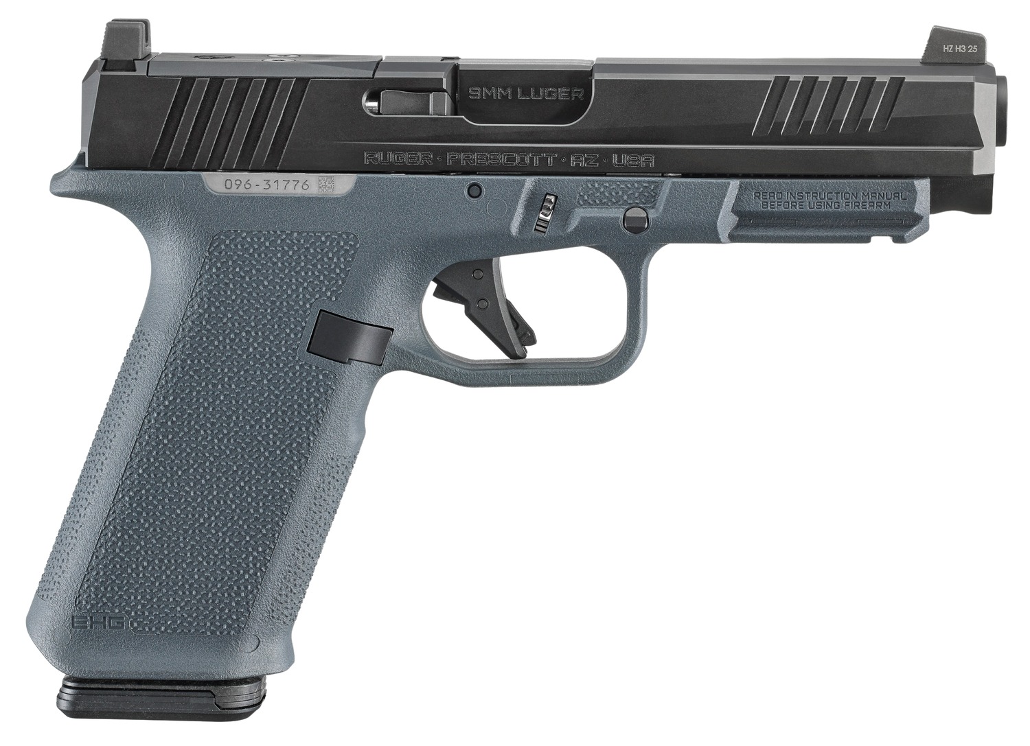 RUG 19443 RXM 9MM 4.5 STLTHGRY 17R