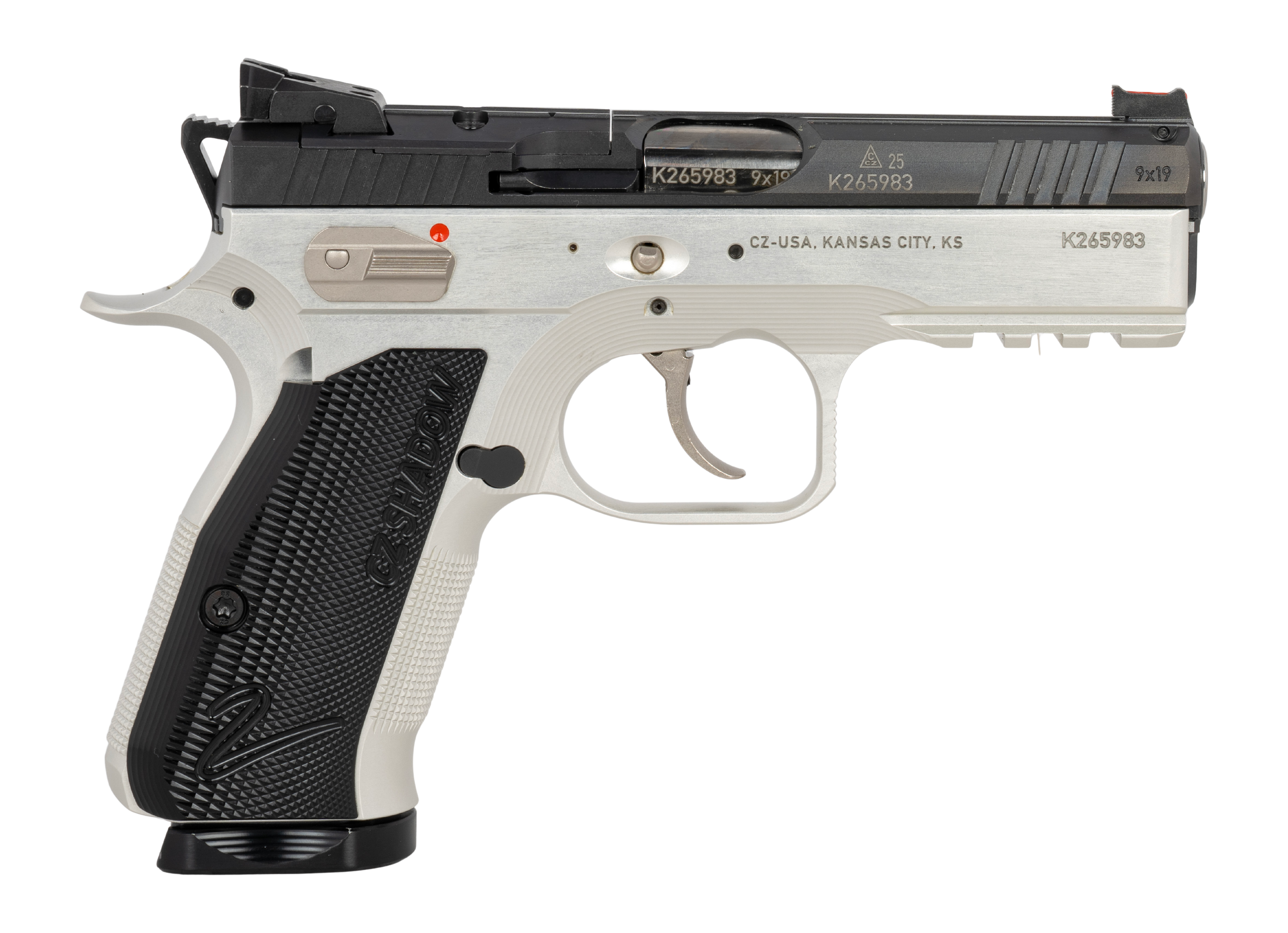 CZ-USA Shadow 2 Compact 9mm 15+1 4" Black/Stainless OR 86156