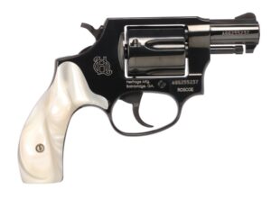 HERITAGE ROSCOE 38SPL 2IN BARREL 5RD BLACK WHITE PEARL GRIP HR38B2WP