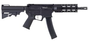 DPMS KITTY KAT 8 9MM 8IN BARREL 35RD BLACK CZ TYPE MAG A4 SLICK SIDE QUAD RAIL HAR-15 ADJ BRACE DP51655221916