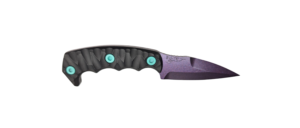 HALF FACE BLADES HUMINT COSMIC 3" BLADE, 8"OA, CPM S45VN STEEL, MICARTA GRIP