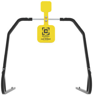 Caldwell 1196226 Daul Spinner  Yellow AR500 Steel 3/8" Thick Standing Target Includes 5" & 8" Plates