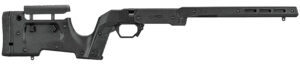 Mdt Sporting Goods Inc 104691BLK XRS Chassis Black Aluminum Core with Polymer Panels, Adj. Cheekrest, M-LOK Forend, Interchangeable Grips, AICS Mag Compatible, Fits Short Action Remington 700