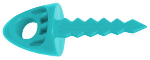 Targettack Llc  Targettack  Teal Green Polycarbonate Plastic 1" For Paper/Vinyl Targets 12 Pack