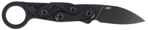 CRKT 4050K Provoke EDC EDC 2.47" Folding Black Oxide Plain Satin D2 Steel Blade, Black Aluminum Handle