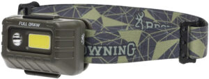 Browning 003713004 Full Draw Headlamp 20/500 Lumens LED Bulb 67yds Beam Distance Cap/Headwear