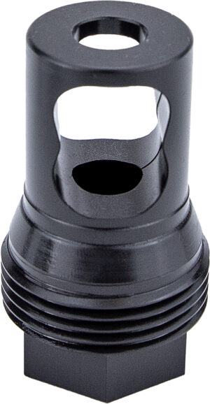 Kgm Suppressors A-TMB50-S-4 R50T Taper Muzzle Brake Black Nitride Steel M25x1.5 Threads