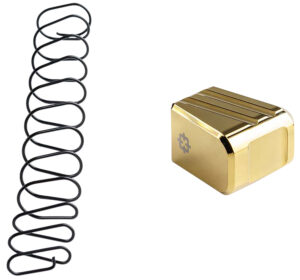 Cross Armory CRG+5MEG19GD Magazine Extension  Fits Glock 19/23/32 Gen 1-5 5rd Gold Aluminum