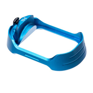 Tyrant CNC TDG19G5MWBLUEBLKSCREW  Magwell Fits Glock 19 Gen 5 Blue Aluminum