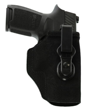 Galco TUC818RB Tuck-N-Go Strongside/Crossdraw IWB Black Steerhide Fits Sig Sauer P365 Fuse Ambidextrous