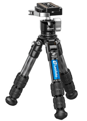 Leofoto Usa LS-223CX+LH-25  Carbon Fiber Tripod Black Aluminum
