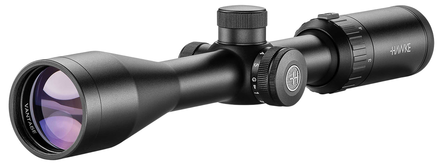 Hawke Sport Optics 14218 Vantage IR Riflescope Black 3-9x40mm 1" Tube Illuminated Red/Green L4A DOT 2.5 MOA Reticle