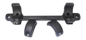 DNZ X97500   Black Aluminum 30mm Tube Medium Rings