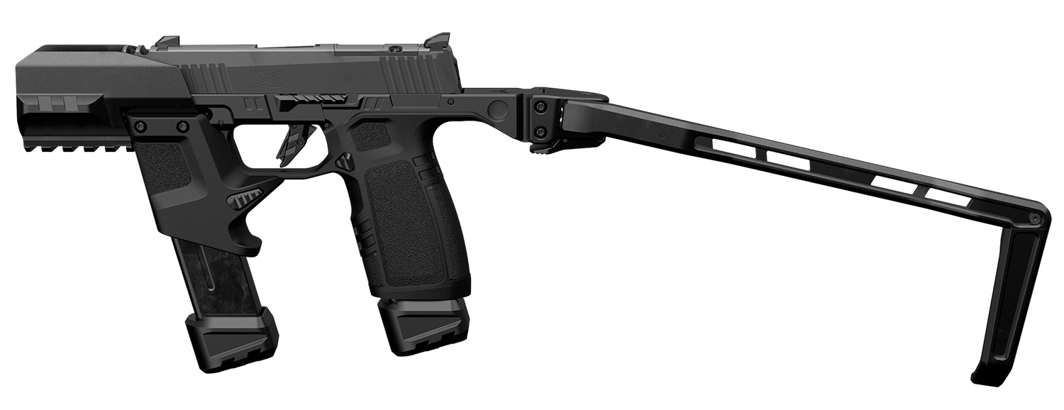 Tyrant CNC TDP365TWSBLK Black Aluminum/Polymer Folding Fits Sig P365