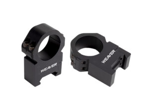 Weaver Mounts 48382 Precision  Black Aluminum 1" Tube High