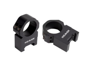 Weaver Mounts 48383 Precision  Black Aluminum 1" Tube Extra High