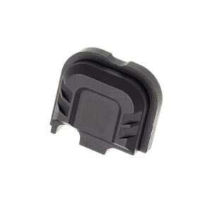 Tyrant CNC TDG43X48SPBLACK Slide Cover Plate  Chevron Design Glock 43x/48 Black Aluminum
