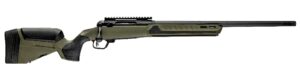 Savage Arms 32636 110 Core Predator Full Size 6mm Creedmoor 10+1 22" Medium Heavy Fluted Barrel, Arca Rail Forend, Hunter Green AccuStock w/AccuFit V2 Synthetic Stock, Left Hand
