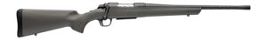 Browning 035845282 AB3 Pro SPR Full Size 6.5 Creedmoor 4+1 18" Matte Blued Spiral Fluted Threaded Barrel, Matte Blued Drilled & Tapped Receiver, Gray/Green Fixed Synthetic Stock