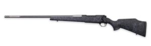 Weatherby MAM01N7MMPL8B Mark V Accumark Full Size 7mm PRC 3+1 26" Spun Stainless w/Graphite Black Cerakote Fluted Threaded Barrel, Graphite Black Cerakote Steel Drilled & Tapped Receiver, Matte Black