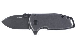 CRKT 2485KC   SQUID COMPACT     1.75 PLAIN   BLACK