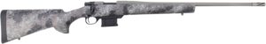 Howa HMFN65GRGL 1500 Fence Line 6.5 Grendel 5+1 22" Tungsten Cerakote Threaded Barrel, Tungsten Cerakote Aluminum Drilled & Tapped Receiver, Gray Light Camo Fixed Synthetic Stock, Right Hand