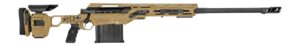 Cadex Inc CDX50DUAL5029BR40I2J5N CDX-50 Tremor 50 BMG 5+1 29" Black DLC Match Grade Threaded Barrel, Black DLC Aluminum Receiver w/Picatinny Rail, Adjustable Folding Hybrid Tan Stock, Black Polymer Gr