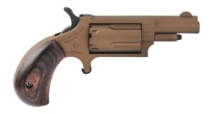 North American Arms 22MBB Bootlegger  22 Mag 5 Shot 1.63" Burnt Bronze Narrel, Cylinder & Steel Frame, Dark Walnut Birds Head Grip, Exposed Hammer