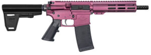 GLFA 223 BRACED WYLDE PISTOL BLACK CHERRY 7.5IN BARREL 7.125IN MLOK STYLE RAIL 1 30RD GFORCE ARMS ADJUSTABLE ACE OF BRACE  GL15223PB CHY