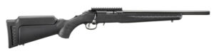RUGER AMERICAN RIMFIRE 22 WMR 16.1IN BARREL 9RD BLACK  TB SCOPE RAIL STD LOP 8392
