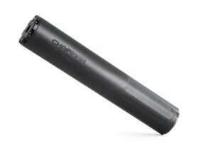 BOSS CHAIRMAN  - 5/8X24 STANDARD END CAP 7.62 FULL LENGTH SILENCER HIGH PRESSURE LOADS STAINLESS NITRIDED CORESTANDARD END CAP NON-GAS BLOWBACK ACTION (BOLT GUN PISTON ETC) CH-15080-762-SS-58-SE-BLK