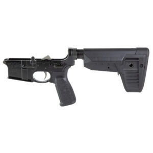 Bravo Company Manufacturing BCM Complete AR-15 Lower Black SOPMOD Stock, Factory Cosmetic Blem