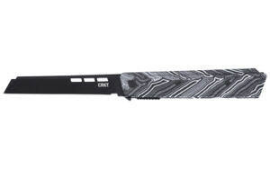 CRKT ZEPHYR 3.22" PLAIN EDGE WHT/BLK