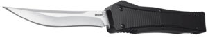 Boker 06EX243   3.35" Plain D2 Steel Blade Black Aluminum Handle