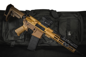 Shark Coast Tactical Sunrise Bundle AR15 5.56 10.50" 2-Tone Tan Vortex SPARC, Streamlight ProTac Rail Light SCC04045SUNB-P