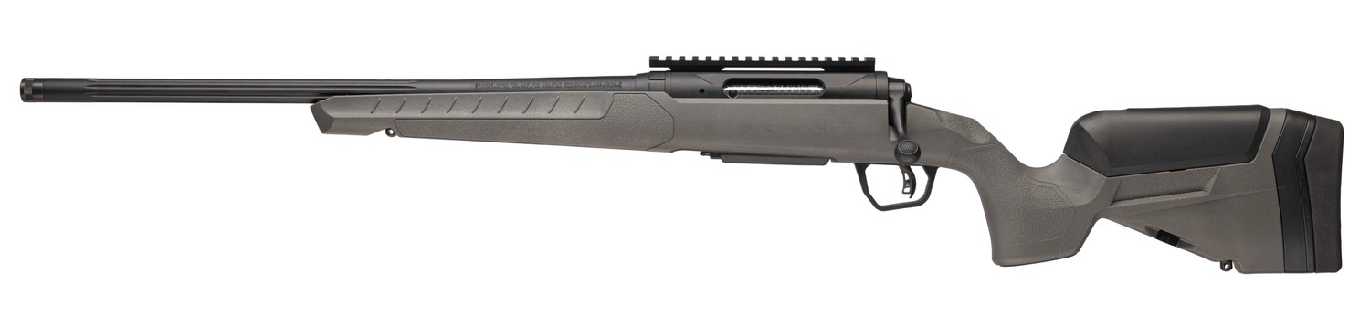 Savage Arms 32433 110 Trailblazer 6.5 Creedmoor 4+1 20" Fluted Barrel, Flat Dark Gray Adj LOP Synthetic Stock, Left Hand