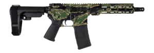 Shark Coast Tactical AR15 10" Tiger Stripe 5.56 SBA5 SCC07305TGR-P