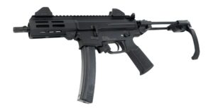MAC 12755002 IX  9mm Luger 6.50" Black Anodized Threaded Barrel & Receiver w/Picatinny Rail, M-LOK Handguard, Black Polymer Tailhook Retractable Brace