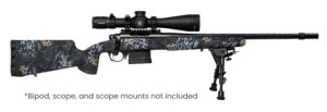 Horizon Firearms HRF-VNP-308W-18R Vandal Prime 308 Win 18" Black Chrome Spiral Fluted Threaded Barrel, Black Chrome Stainless Steel Receiver w/Picatinny Rail, Arca Rail Forend, Textured Iota EKO Carbo