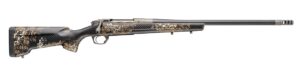 Bergara Rifles BPR38-65CM Premier Cima Pro 6.5 Creedmoor 5+1 20" Carbon Fiber CURE Threaded Barrel, Titanium Cerakote Stainless Steel Drilled & Tapped Receiver, Fixed Carbon Fiber w/Brown & Tan Sponge