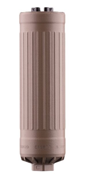 DEAD AIR DEFENSE CT5P PATROL 5.56 FDE TRISKELION GMS LOW BACK PRESSURE SILENCER 5/8-24 DIRECT THREAD        CT5PDTFDE5824