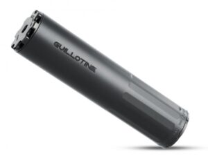 BOSS GUILLOTINE  - 1/2-28 - VENTED END CAP 5.56 DEDICATED DUTY RATED SILENCER STAINLESS NITRIDED CORE VENTED END CAP GAS BLOWBACK ACTION (TRADITIONAL AR-15 AND SIMILAR) GU-15060-556-SS-12-VE-BLK