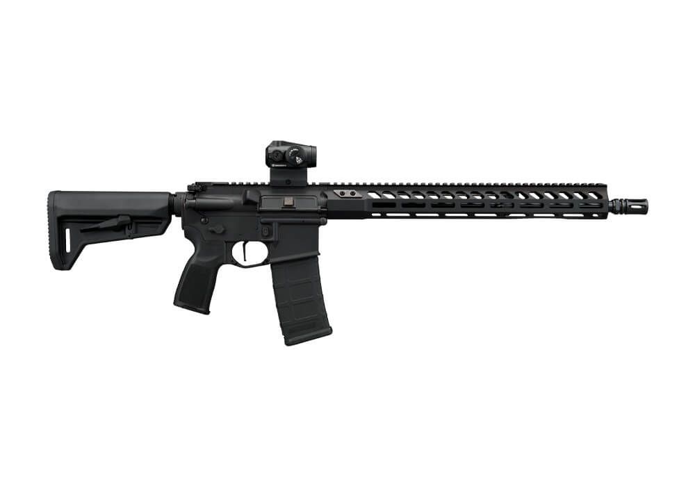 SIG SAUER M400 FORGE 5.56 RIFLE 16.5" BBL, BLACK, ROMEO MSR G2, TELESTOCK 1-10RD MAG